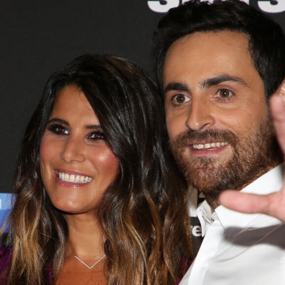 Karine Ferri et Camille Combal - Photocall de la saison 9 de l'émission "Danse avec les stars" (DALS) au siège de TF1 à Boulogne-Billancourt le 11 septembre 2018. © Denis Guignebourg/Bestimage 