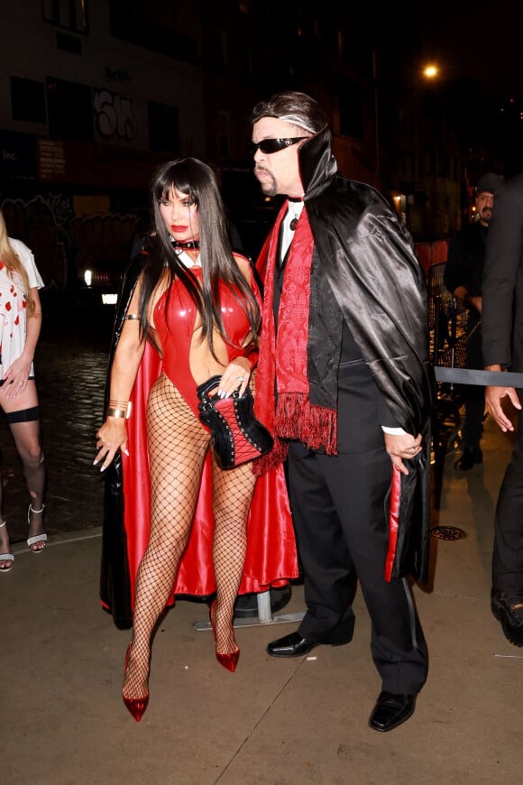Ice-T et sa femme Coco Austin - Soirée d'Halloween organisée par Heidi Klum (21e édition) au Sake No Hana chez Moxy Lower East Side à New York. Le 31 octobre 2022.