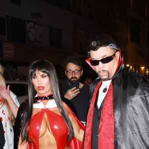 Ice-T et sa femme Coco Austin - Soirée d'Halloween organisée par Heidi Klum (21e édition) au Sake No Hana chez Moxy Lower East Side à New York. Le 31 octobre 2022.