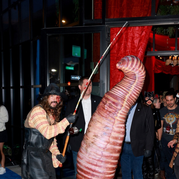 Heidi Klum déguisée en ver de terre, Tom Kaulitz - Soirée d'Halloween organisée par Heidi Klum (21e édition) au Sake No Hana chez Moxy Lower East Side à New York. Le 31 octobre 2022.