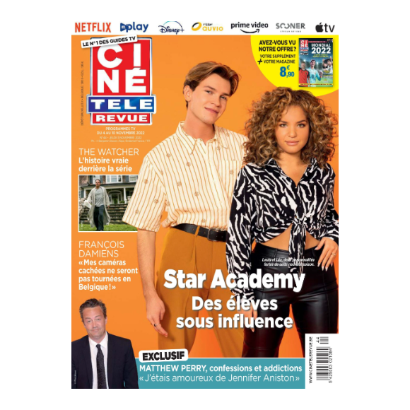 Couverture de Ciné Télé Revue du 3 novembre 2022