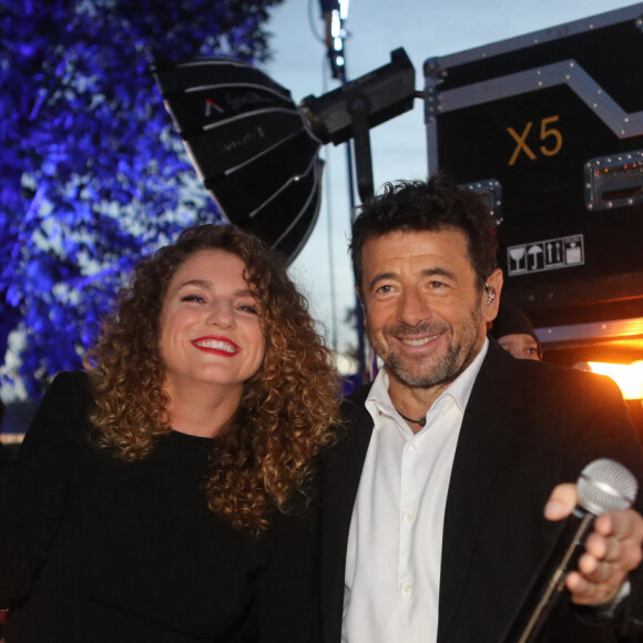 Diana Saliceti, Patrick Bruel - Jour 2 - Backstage - Enregistrement de l'émission "Embarquement immédiat" au théâtre de verdure du Casone à Ajaccio, diffusée le 4 novembre sur France 3. Le 10 octobre 2022. © Olivier Sanchez / Bestimage 