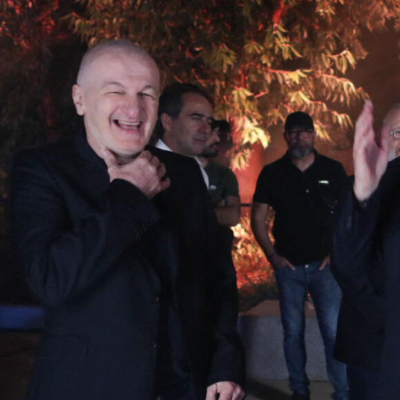 Jean-Claude Acquaviva du groupe A Filetta - Jour 1 - Backstage - Enregistrement de l'émission "Embarquement immédiat" au théâtre de verdure du Casone à Ajaccio, diffusée le 4 novembre sur France 3. Le 10 octobre 2022. © Olivier Sanchez / Bestimage 