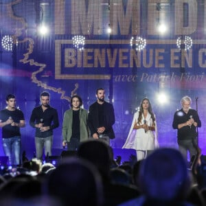 Joyce Jonathan, A Pasqualina, Gianluca Cucciari - Enregistrement de l'émission "Embarquement immédiat" au théâtre de verdure du Casone à Ajaccio, diffusée le 4 novembre sur France 3. Le 11 octobre 2022.  © Olivier Sanchez / Bestimage 