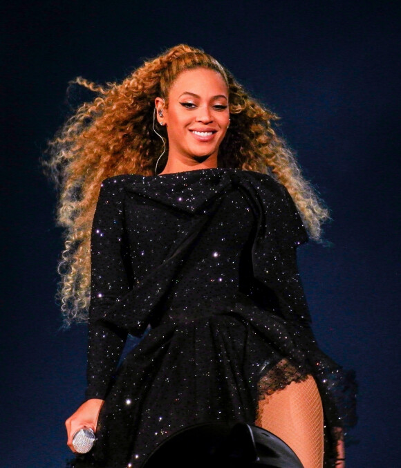 Beyonce Knowles en compagnie de son mari Jay-Z en concert au Principality Stadium à Cardiff, le 6 juin 2018. 