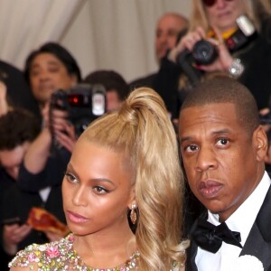 Beyonce, Jay-Z - Soirée Costume Institute Gala 2015 (Met Ball) au Metropolitan Museum, célébrant l'ouverture de Chine: à travers le miroir à New York. Le 4 mai 2015. 