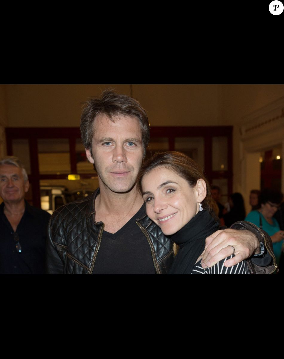 Exclusif - Le prince Emmanuel Philibert de Savoie et la princesse Clotilde (Courau) - People au Theatre de Paris pour les 70 ans de Johnny Hallyday. Le 15 juin 2013