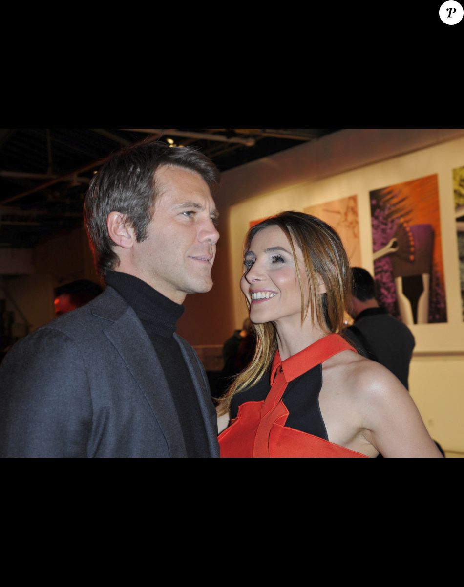Le Prince Emmanuel-Philibert de Savoie et la princesse de Savoie Clotilde Courau - Soiree "Make Up For Ever" au Palais de Tokyo a Paris le 31 Janvier 2013.