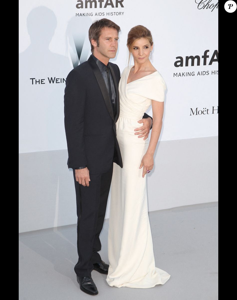 Le prince Emmanuel Philibert de Savoie et la princesse Clotilde de Savoie - Arrivée de la soirée Amfar "Cinema Against Aids" à l'hôtel Eden Roc du cap d'Atibes - 65ème Festival de Cannes