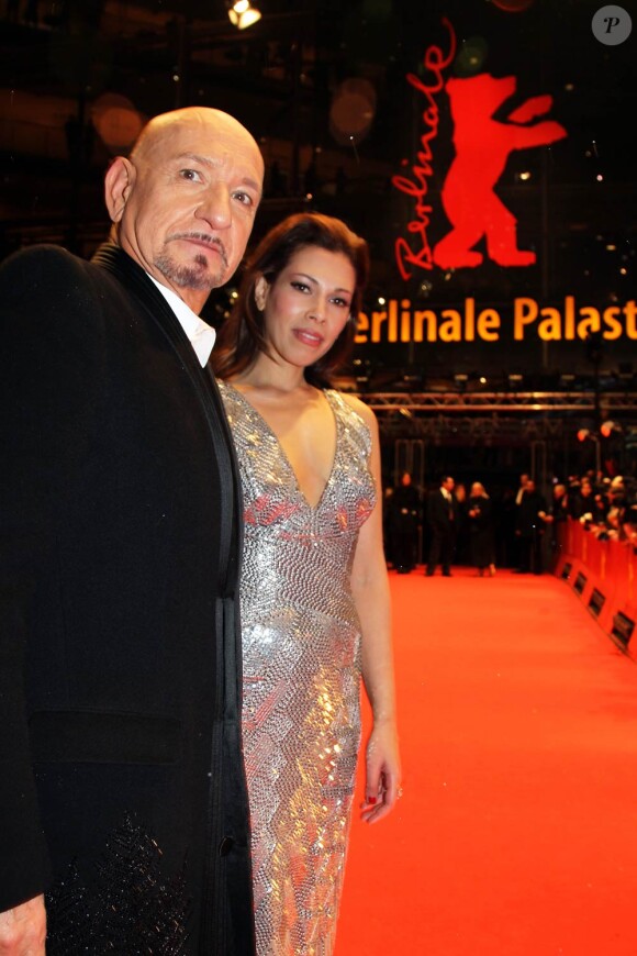 Ben Kingsley et son épouse Daniela Lavender lors de l'avant-première de Shutter Island durant la 60ème Berlinale à Berlin le 13 février 2010