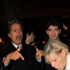 Vincent Darré et Chantal Ladesou - Première édition du "Prix littéraire Castel" chez Castel (club privé-restaurant) à Paris le 7 novembre 2022. © Philippe Baldini / Bestimage  