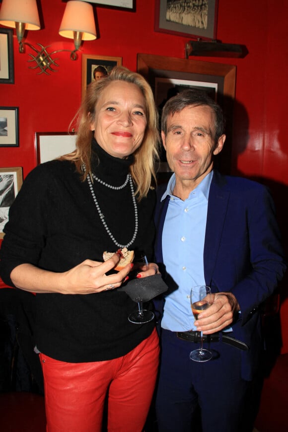 David Pujadas, guest - Première édition du "Prix littéraire Castel" chez Castel (club privé-restaurant) à Paris le 7 novembre 2022.  © Philippe Baldini / Bestimage  