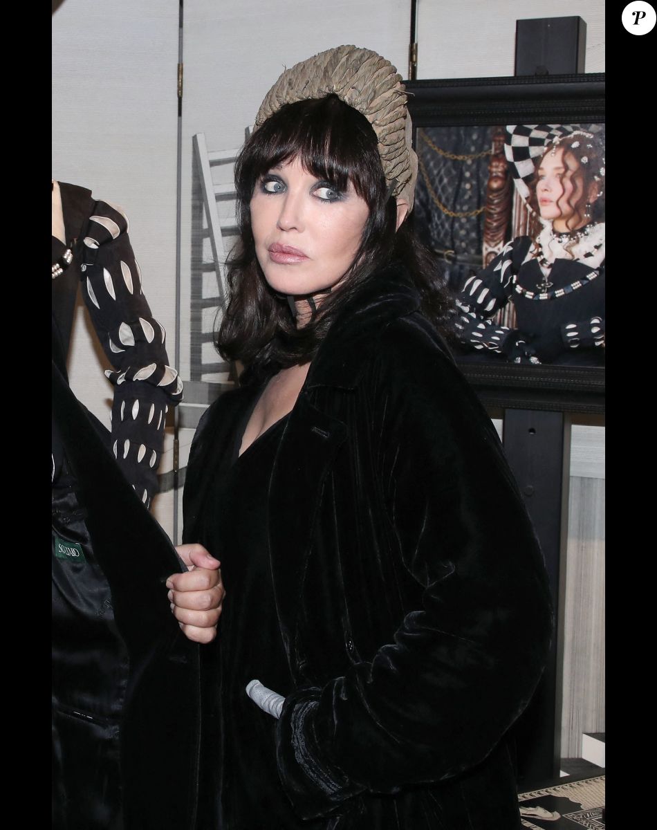Isabelle Adjani - Vernissage de l'exposition Isabelle Adjani "Les reines de coeur en majesté", Galerie Pierre Passebon à Paris, France, le 3 Novembre 2022. © Bertrand Rindoff / Bestimage