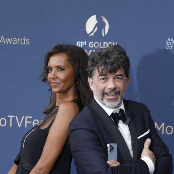 Stéphane Plaza et Karine le Marchand - Cérémonie de clôture du 61e Festival de Télévision de Monte Carlo le 21 juin 2022. © Denis Guignebourg/Bestimage 