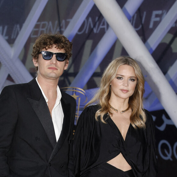 Niels Schneider et sa compagne Virginie Efira - 19e Festival International du Film de Marrakech, le 12 novembre 2022. © Denis Guignebourg / Bestimage