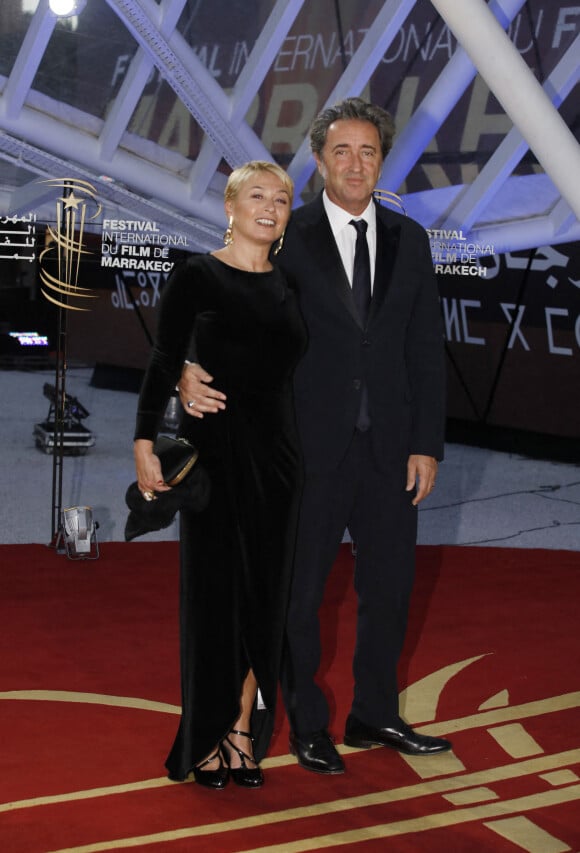 Paolo Sorrentino et sa femme Daniela d'Antonio - 19e Festival International du Film de Marrakech, le 12 novembre 2022. © Denis Guignebourg / Bestimage