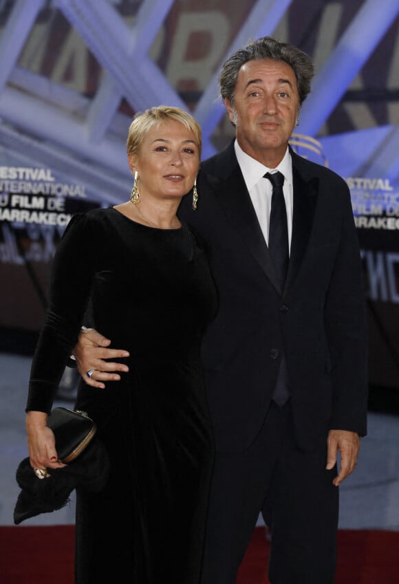 Paolo Sorrentino et sa femme Daniela d'Antonio - 19e Festival International du Film de Marrakech, le 12 novembre 2022. © Denis Guignebourg / Bestimage