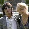 Ronnie Wood et Ekaterina, aux courses d'Ascot le 29 avril 2009 !