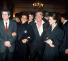 Claude Lelouch avec Richard Anconina, Jean-Paul Belmondo et Marie-Sophie L lors de l'avant-première du film Itinéraire d'un enfant gâté