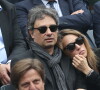 Laura Smet et Raphaël - People dans les tribunes de la finale homme des internationaux de France de Roland Garros à Paris le 5 juin 2016. © Moreau-Jacovides / Bestimage