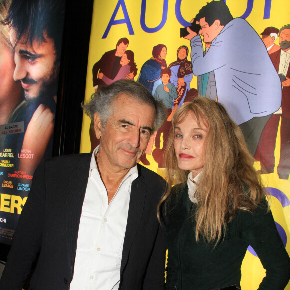 Exclusif - Bernard-Henri Lévy et sa femme Arielle Dombasle - Avant-première du film "Aucun ours" au cinéma Le Balzac à Paris le 14 novembre 2022. © Philippe Baldini / Bestimage