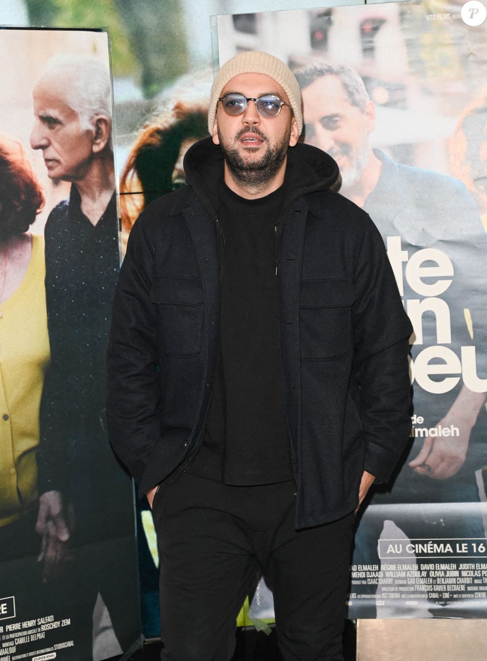Jhon Rachid à la première du film Reste Un Peu au cinéma UGC Ciné Cité ...