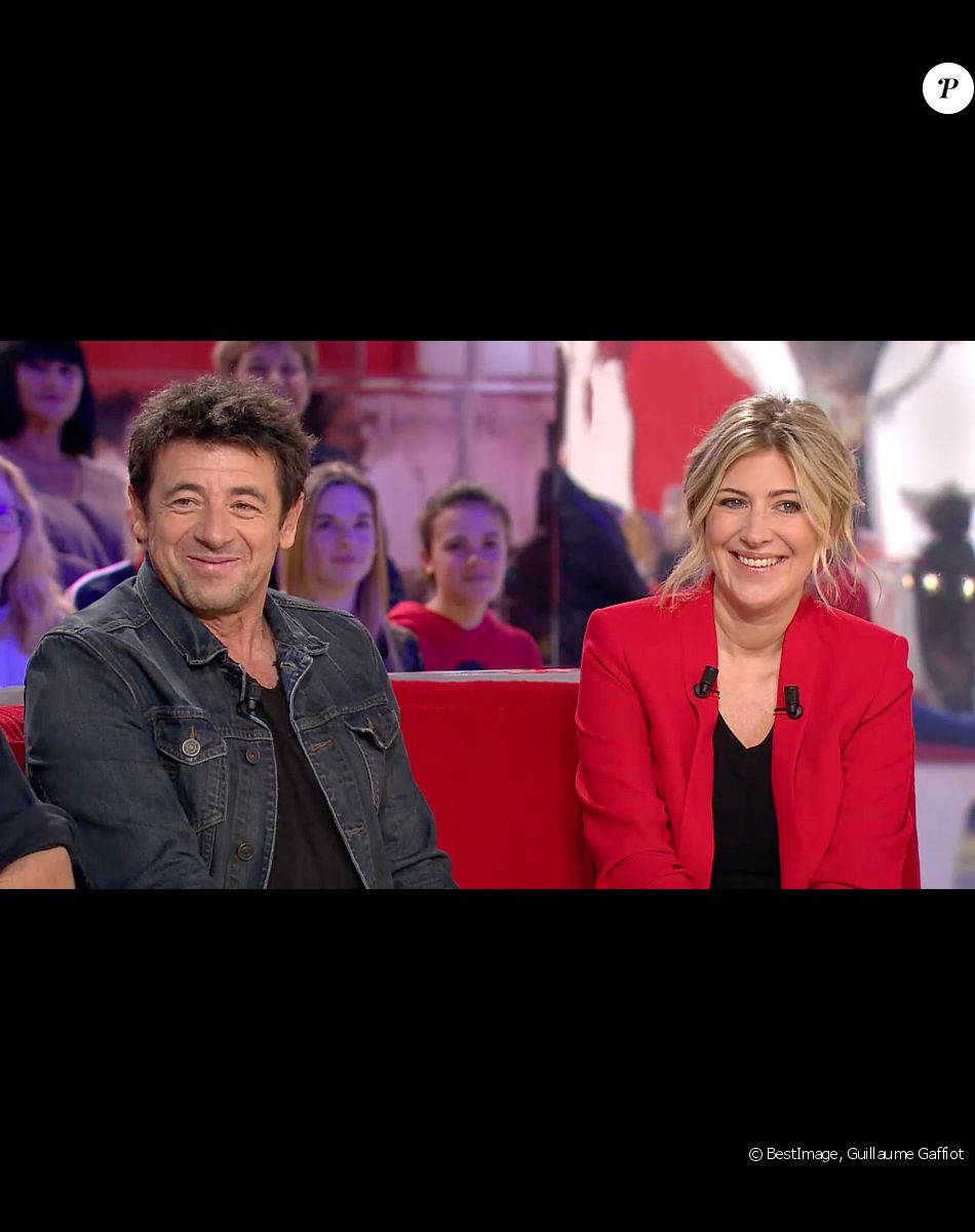 Exclusif - Patrick Bruel, Amanda Sthers - Enregistrement de l'émission "Vivement Dimanche", présentée par M.Drucker, et diffusée le 6 janvier sur France 2. Le 17 décembre 2018 © Guillaume Gaffiot / Bestimage
