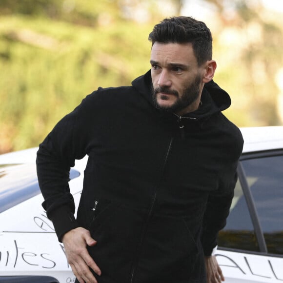 Hugo Lloris - Arrivée des joueurs de l'équipe de France à Clairefontaine, le 14 novembre 2022.