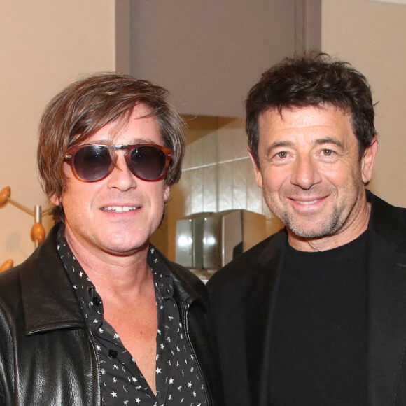 Thomas Dutronc et Patrick Bruel - Spectacle symphonique Claude Lelouch "D'un film à l'autre" au Palais des Congrès de Paris le 14 novembre 2022. © Moreau / Rindoff / Bestimage