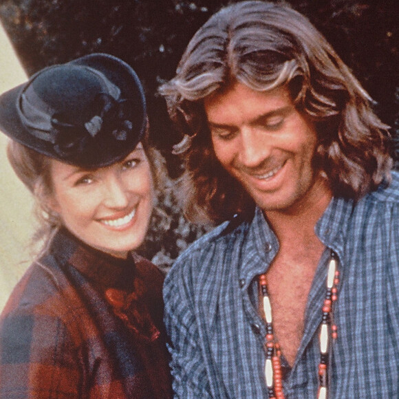 Jane Seymour et Joe Lando - Tournage de la série "Docteur Quinn, femme médecin".