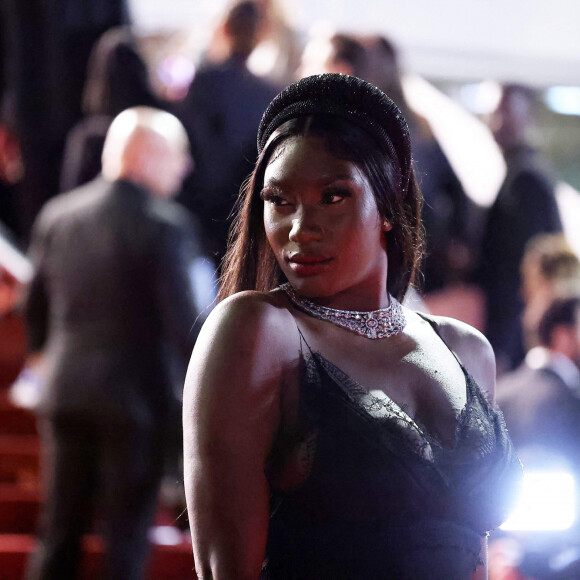 Aya Nakamura au photocall de la 24ème édition des "NRJ Music Awards (NMA)" au Palais des Festivals à Cannes le 18 novembre 2022. © Dominique Jacovides / Bestimage