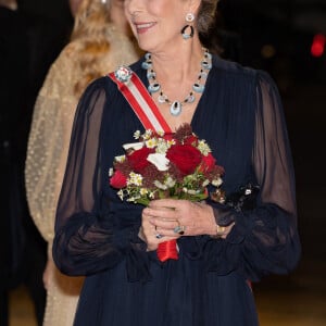 La princesse Caroline de Hanovre - Arrivées à la soirée de gala de la Fête Nationale Monégasque au Grimaldi Forum le 19 novembre 2022. © Olivier Huitel / Pool Monaco / Bestimage