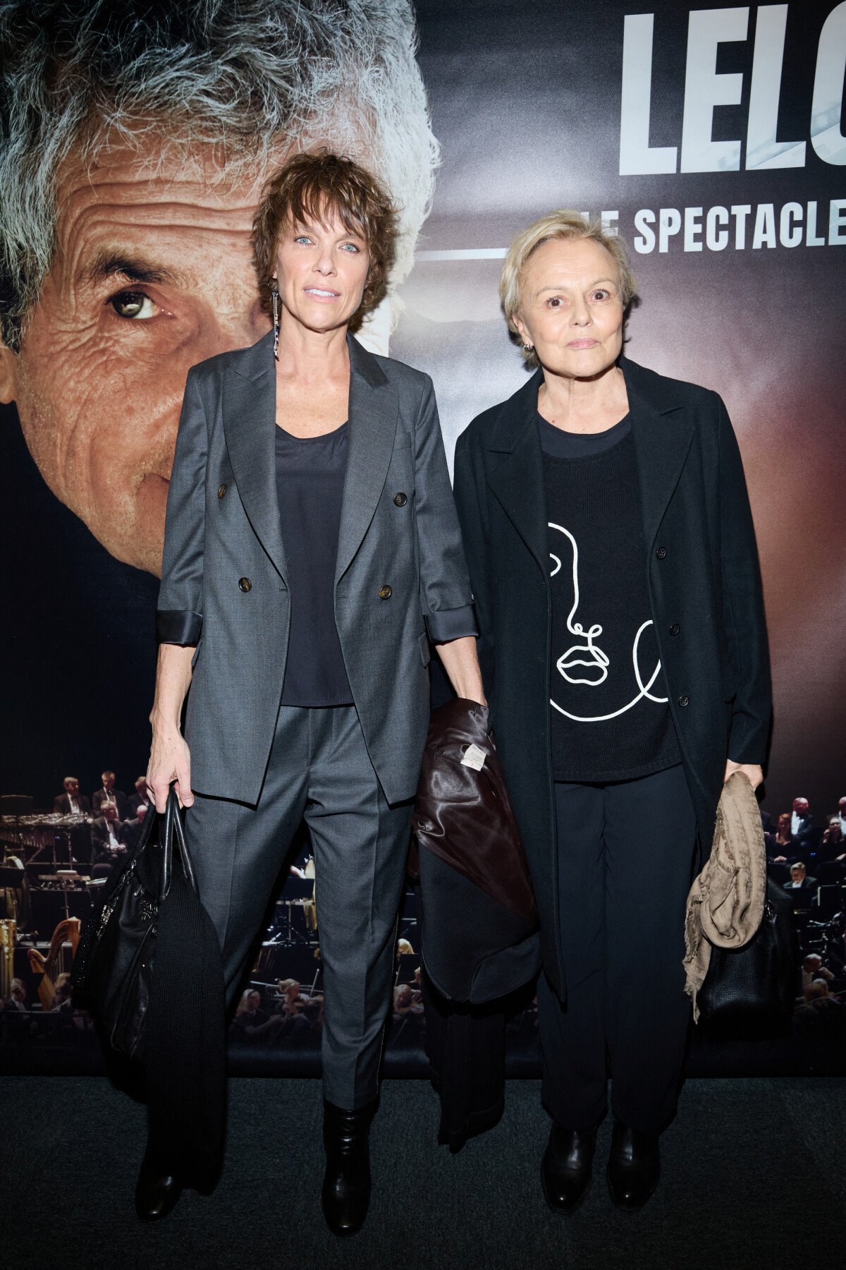 Photo Exclusif Muriel Robin Et Sa Femme Anne Le Nen Spectacle Symphonique Claude Lelouch