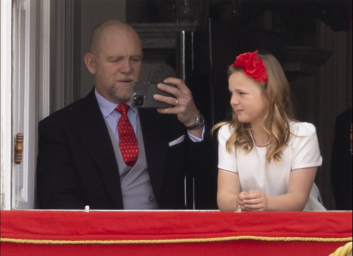 Photo : Mike Tindall et sa fille Mia Grace - Les membres de la famille ...