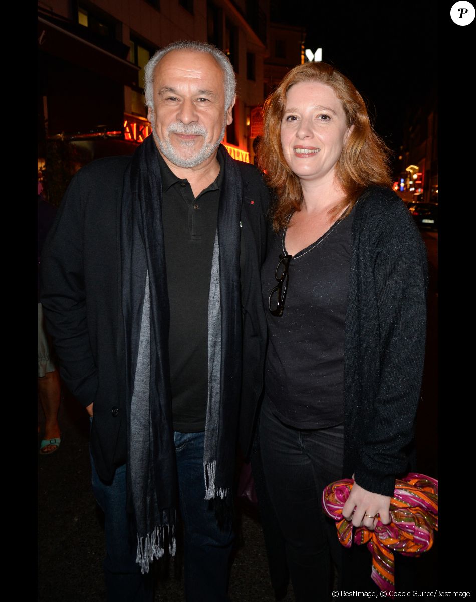 Francis Perrin avec sa femme - Seconde édition des "Trophées du bien être" au profit de la célèbre fondation "La Maison de Solenn - Maison des adolescents de Cochin (AP-HP)" au théâtre de la Gaîté-Montparnasse à Paris, France, le 26 septembre 2016. © Coadic Guirec/Bestimage