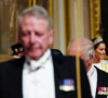 Camilla Parker Bowles, reine consort d'Angleterre - Arrivées au Banquet d'Etat organisé au palais de Buckingham, à Londres, pendant la visite d'Etat du président sud-africain au Royaume-Uni le 22 novembre 2022. 