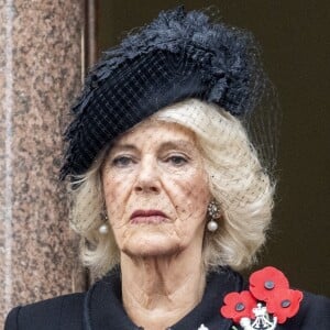 Camilla Parker Bowles, reine consort d'Angleterre, - Les membres de la famille royale d'Angleterre et les personnalités lors du "Remembrance Sunday Service" à Londres.