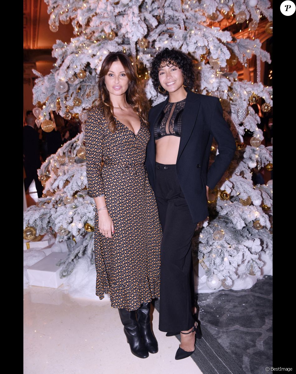 Exclusif - Malika Ménard (Miss France 2010) et Vaimalama Chaves (Miss France 2019) - L'hôtel The Peninsula Paris présente son univers féérique pour Noël le 23 novembre 2022. © Rachid Bellak / Bestimage