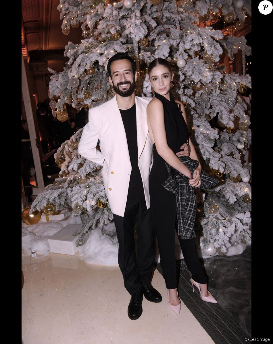 Exclusif - Victoria Dauberville et Mathieu Forget - L’hôtel The Peninsula Paris présente son univers féérique pour Noël le 23 novembre 2022. © Rachid Bellak / Bestimage