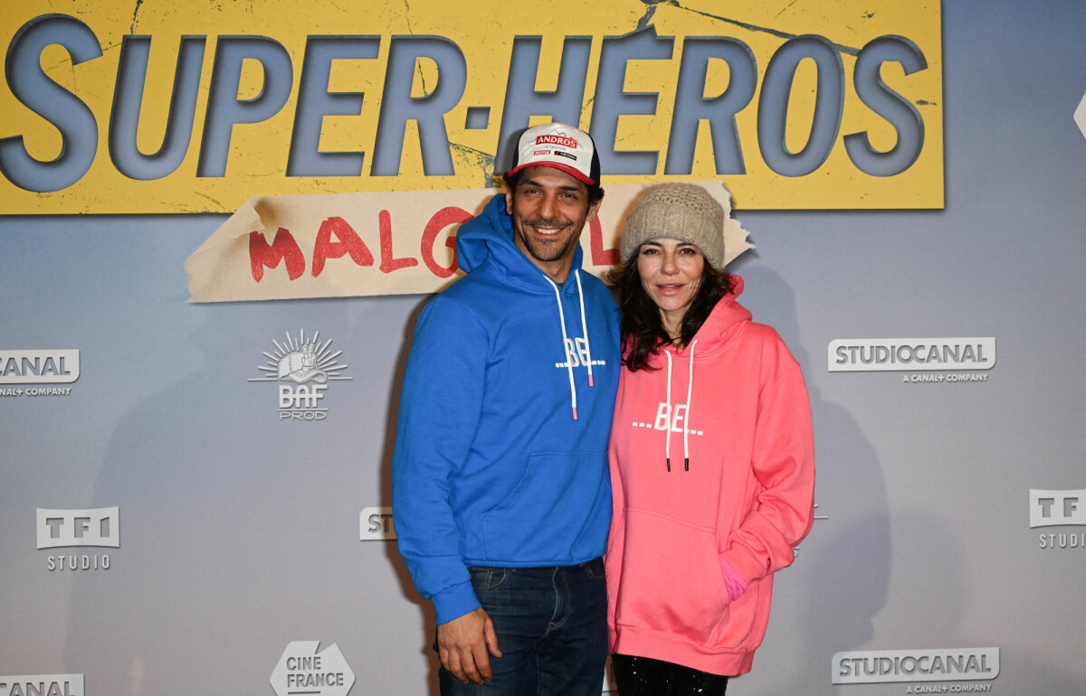 Photo : Tomer Sisley et sa femme Sandra Sisley - Avant-première du film
