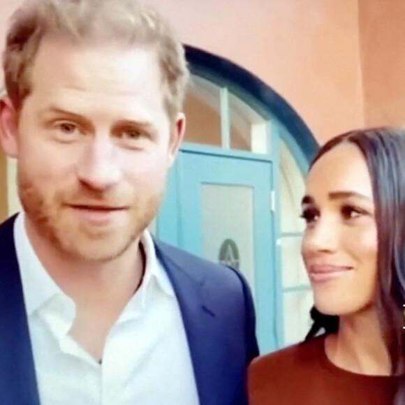 Le prince Harry et Meghan Markle partagent un message personnel avec Sir Elton John avant son concert d'adieu. © JLPPA/Bestimage 