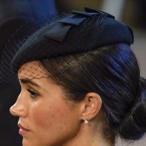 Meghan Markle, duchesse de Sussex - Intérieur - Procession cérémonielle du cercueil de la reine Elisabeth II du palais de Buckingham à Westminster Hall à Londres. Le 14 septembre 2022 