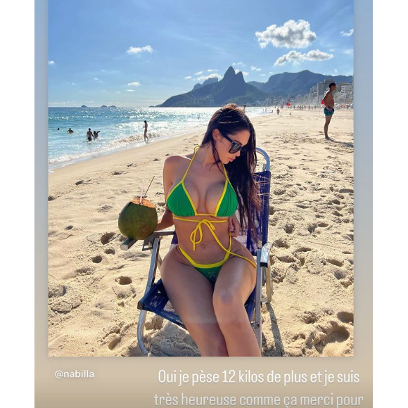 Nabilla se trouve actuellement en vacances au Brésil avec son mari Thomas Vergara. Instagram.