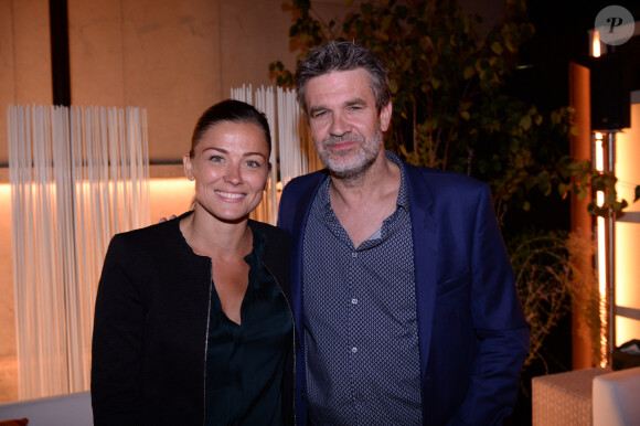 Exclusif - Laure Boulleau, Hervé Mathoux - Soirée Orange objectif 2024 au restaurant du café de l'homme à Paris le 23 septembre 2021. © Rachid Bellak/Bestimage 