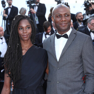 Harry Roselmack et sa femme Chrislaine - Montée des marches du film " Les Filles du Soleil " lors du 71ème Festival International du Film de Cannes. © Borde-Jacovides-Moreau/Bestimage 