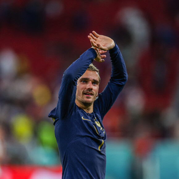 Antoine Griezmann - Match " France - Pologne " (3-1) lors de la Coupe du Monde 2022 au Qatar, le 4 décembre 2022. L'équipe de France est qualifiée pour les quarts de finale.