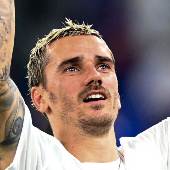 Antoine Griezmann lors du match du groupe D opposant la France au Danemark lors de coupe de Monde au stade à Doha au Qatar. © Philippe Perusseau/Bestimage