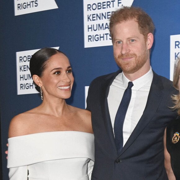 Le prince Harry et Meghan Markle - Photocall de la soirée de gala Robert F Kennedy Human Rights à New York le 6 décembre 2022. 