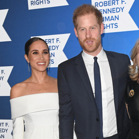 Le prince Harry et Meghan Markle - Photocall de la soirée de gala Robert F Kennedy Human Rights à New York le 6 décembre 2022. 