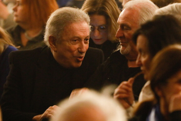 Exclusif - Michel Drucker - People au concert de Frédéric Zeitoun au Casino de Paris à Paris, France, le 5 décembre 2022. © Christophe Clovis / Bestimage 